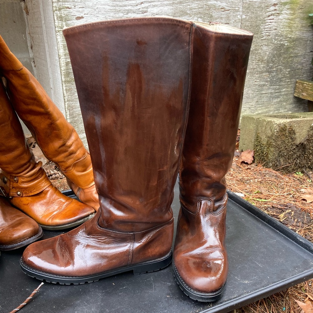 Eddie Bauer 8.5 Equestrian Boots Boho leather